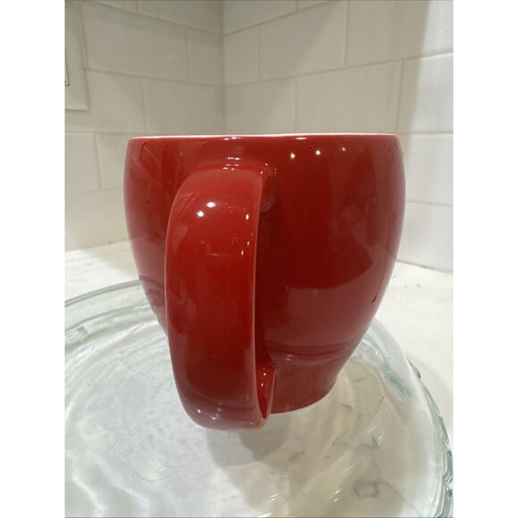 Vintage Starbucks Coffee Mug Valentines 2004 RED Feng Shui LOVE - Picture 3 of 13